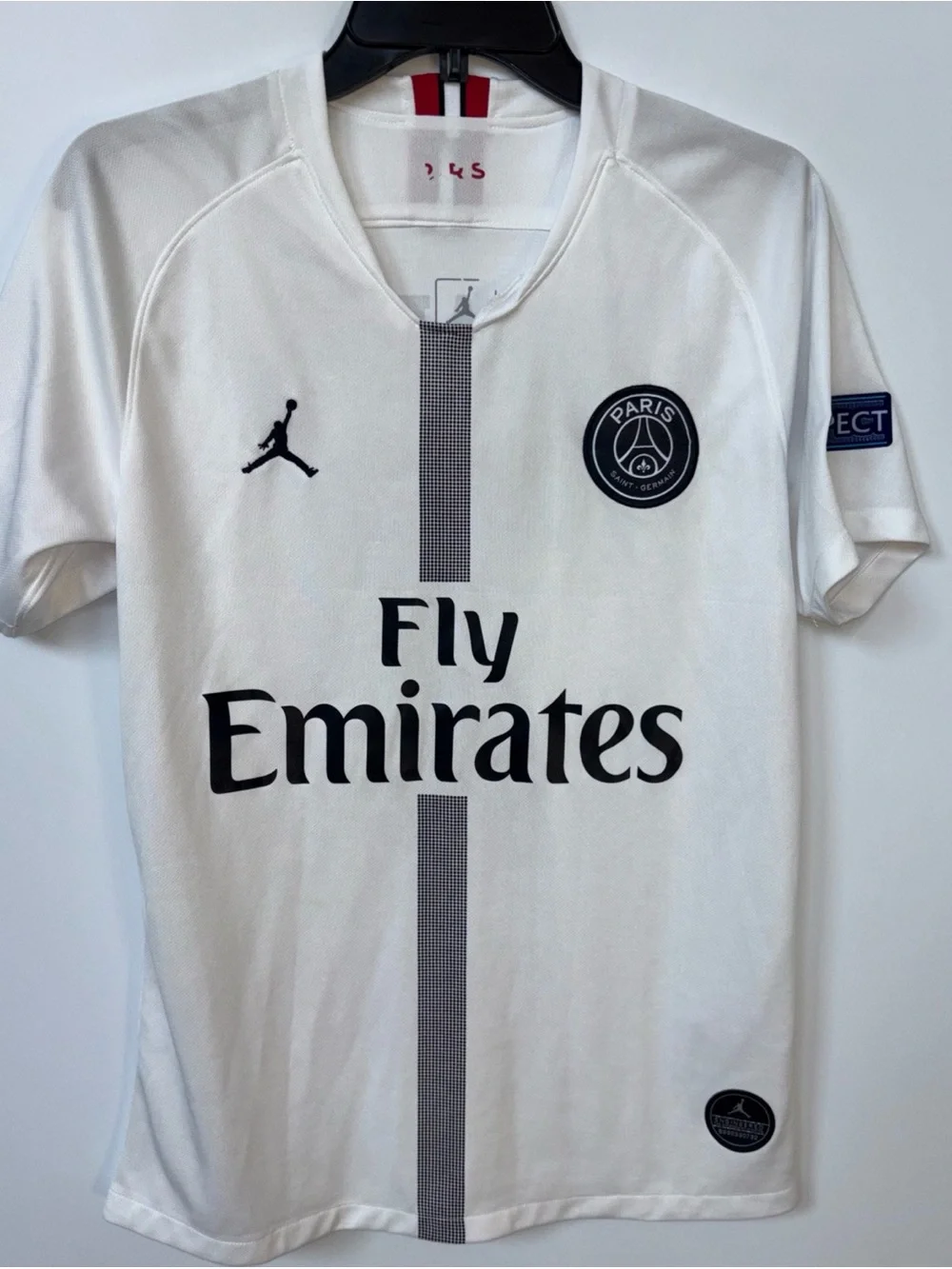 Nike Jordan X PSG 2018/19 Mbappe #7 Away Jersey Maillot Small EUC